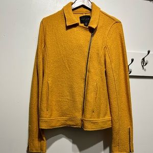 Tahari asymmetric zip-front jacket